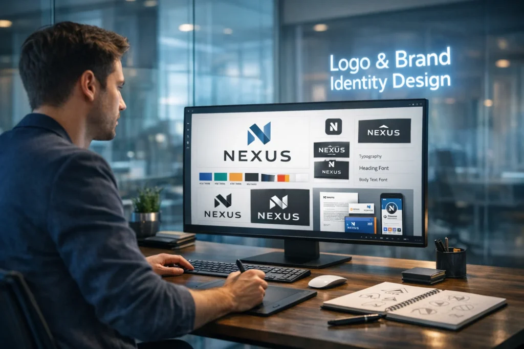 Logo and Brand Identity Design by Technofitters – Graphic Design Services in India